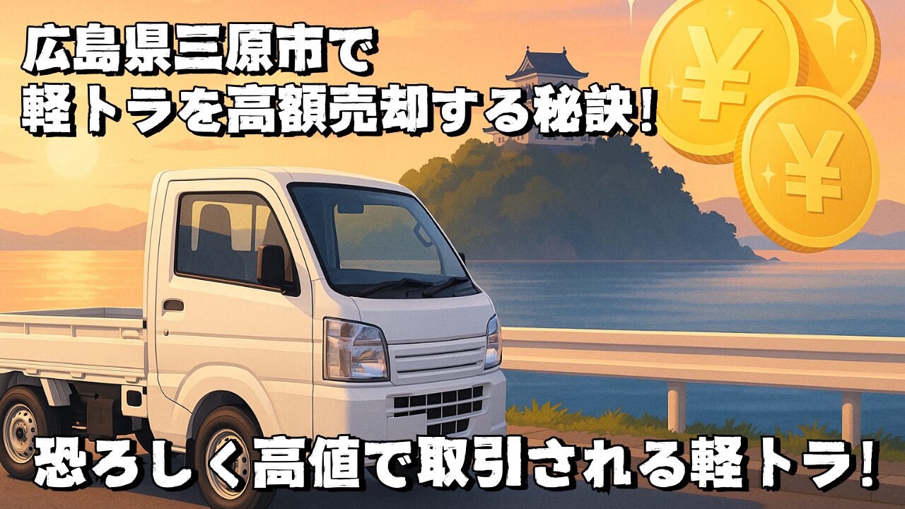 軽トラ買取 広島県三原市で4WDもダンプも高価売却 出張費無料 カーネクスト×大手比較の最強戦略ガイド完全版2025