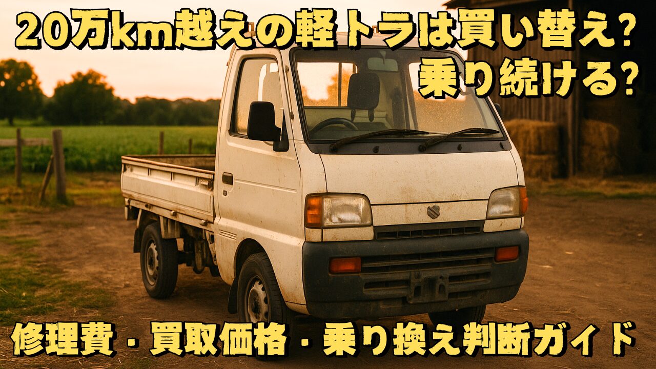 古い軽トラ
