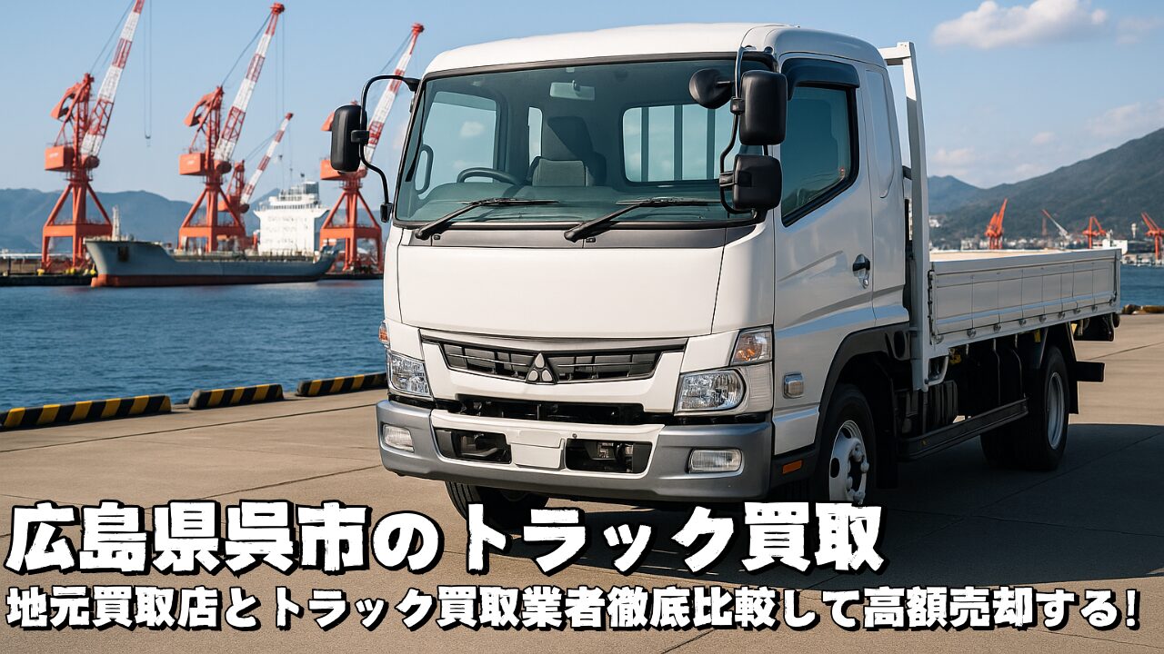 トラック買取 広島県呉市で失敗しない完全ガイド｜地元業者比較とトラックファイブ無料出張査定で一番高く売る方法を徹底解説！