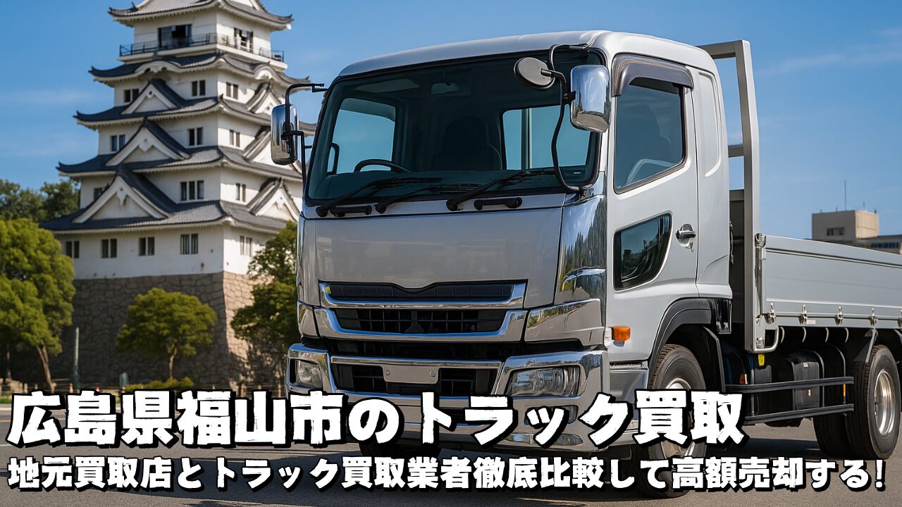最新版トラック買取 福山市でトラックを高く売る完全ガイド｜地元業者比較からトラックファイブのオンライン査定申込手順を徹底解説