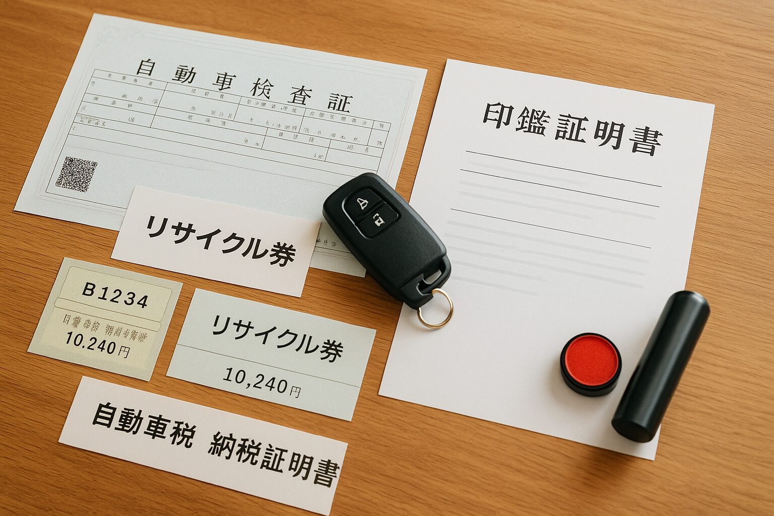 車売却に必要な書類