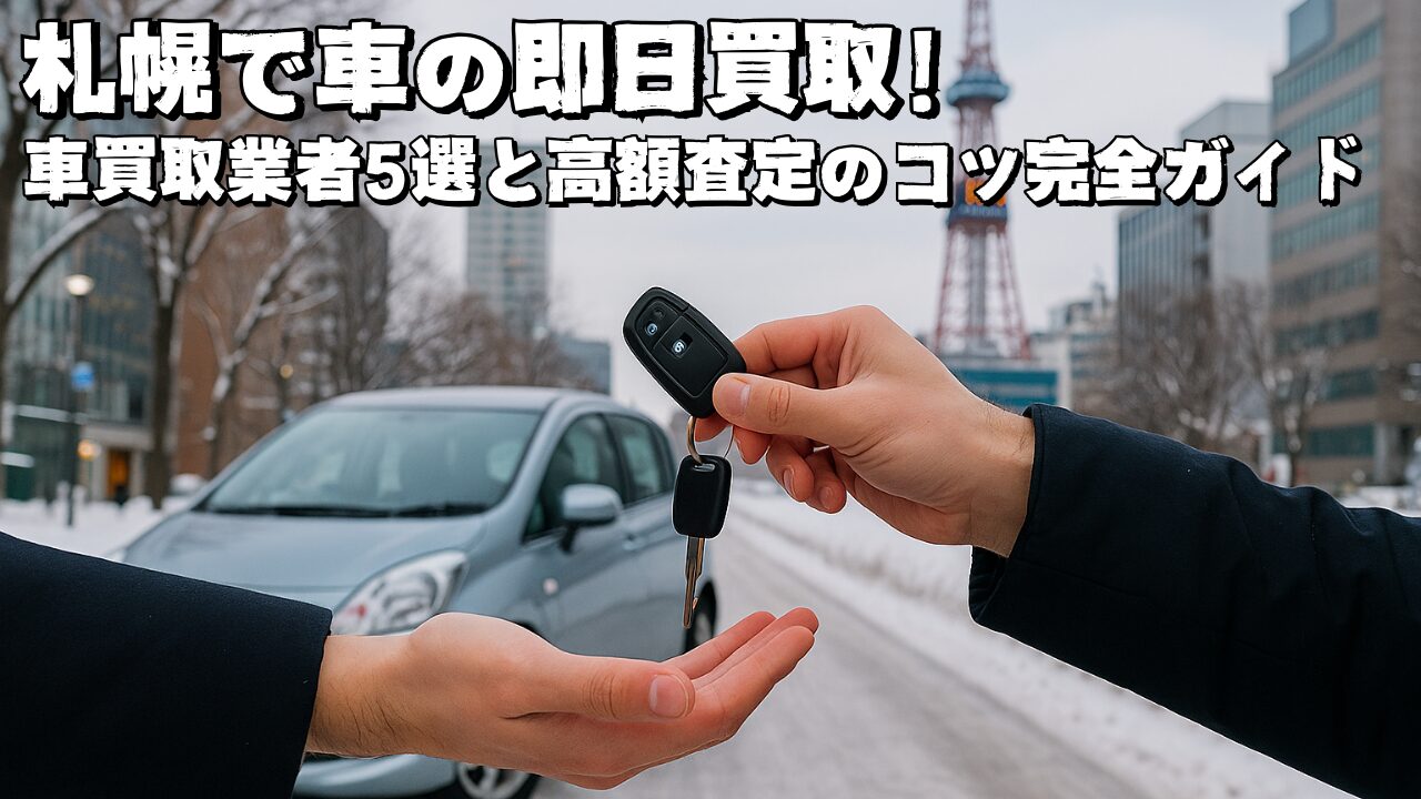 午前申込みで夕方振込！札幌の即日車買取業者比較と失敗しない交渉術まとめ 書類準備から複数査定比較までステップ解説