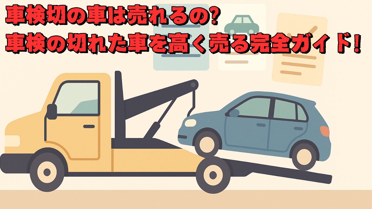 車検切れの車を高く売る完全ガイド｜車検切でも車は高く売れるのか？公道を走らず安全に査定アップする3つのコツを徹底解説！