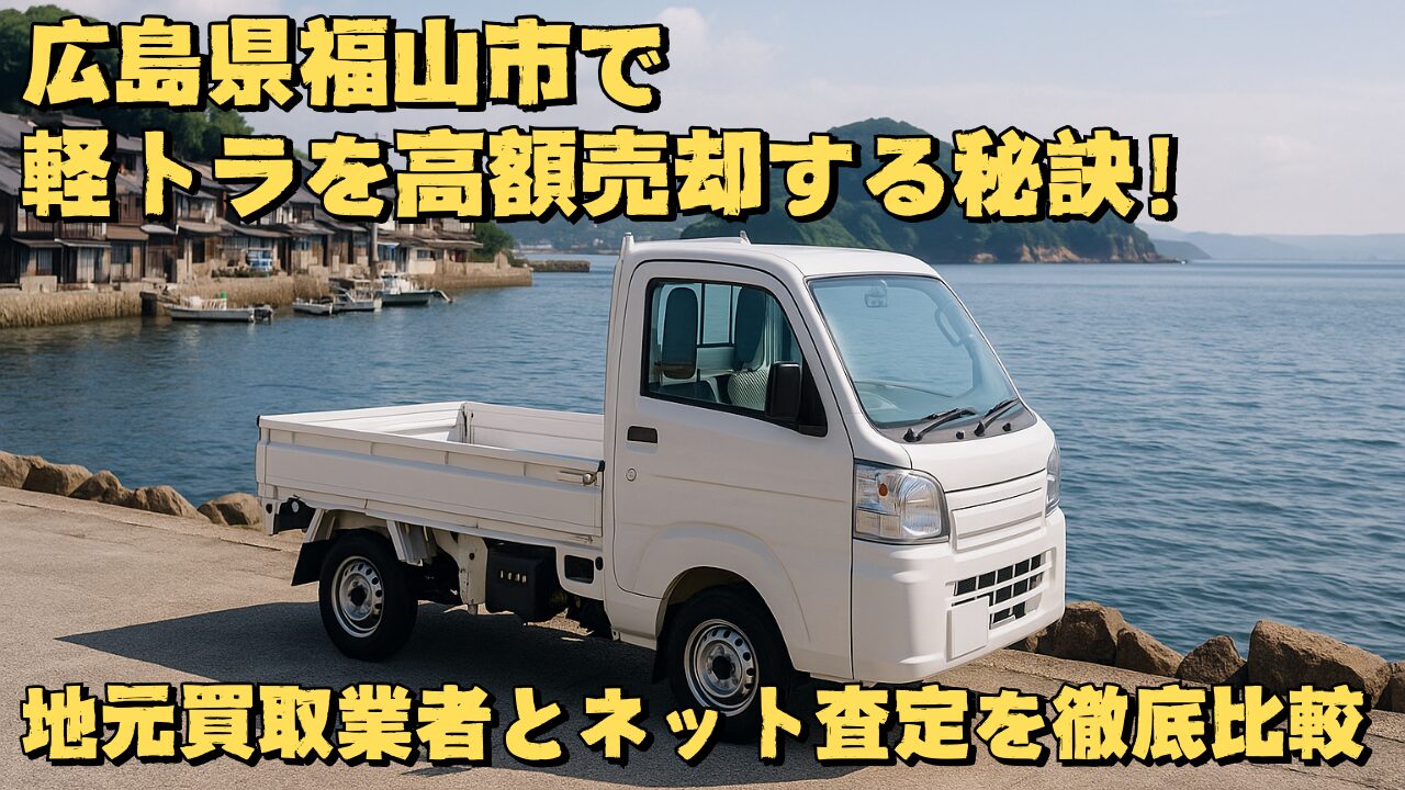 広島県福山市の軽トラ買取完全ガイド！高額査定のポイントも解説 福山市の買取相場とおすすめサービスはコレだ！