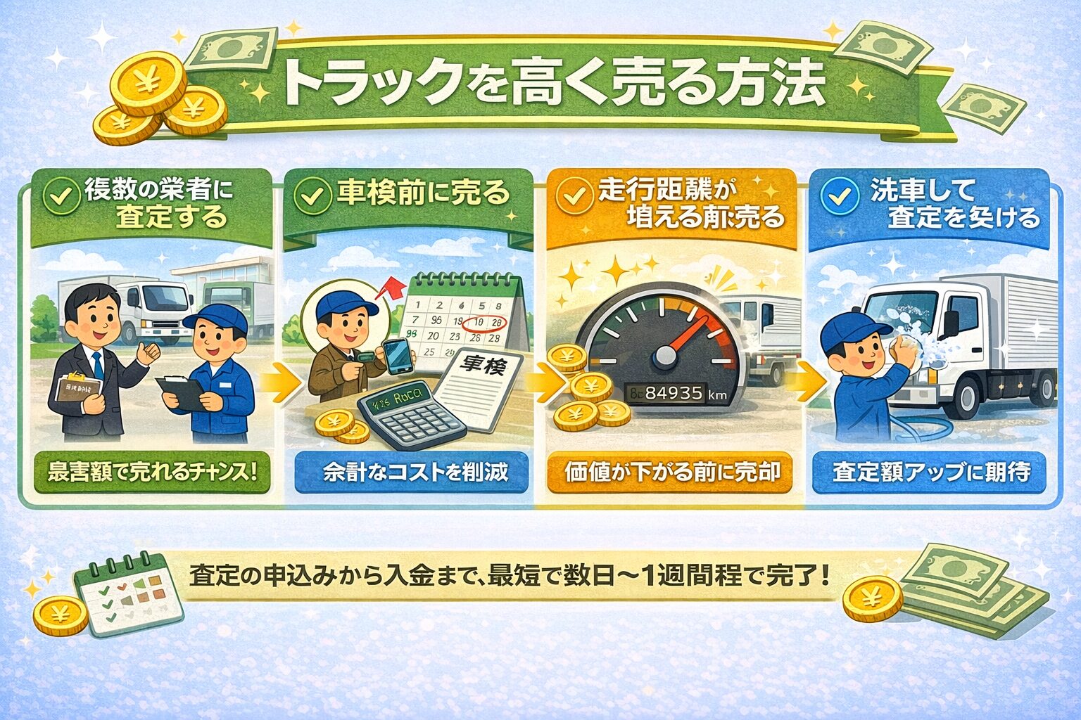 トラックを高く売る方法